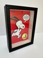 KeC: Snoopy “to kick Bitcoins”, 3D Bild, signiert, UNIKAT