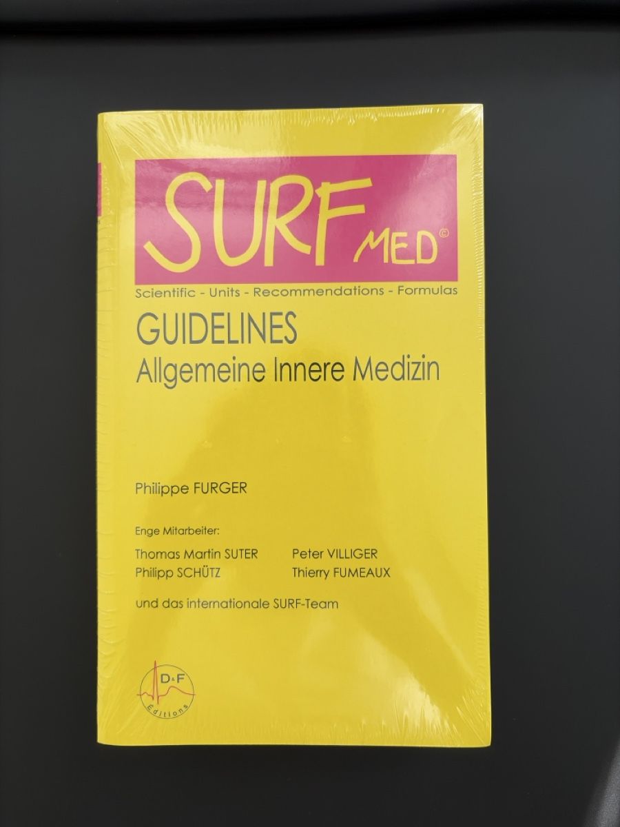 Libri: Surf-med Guidelines Allgemeine Innere Medizin  – Nuovo e nell'imballaggio originale da Thun venduto da ann_v8pk