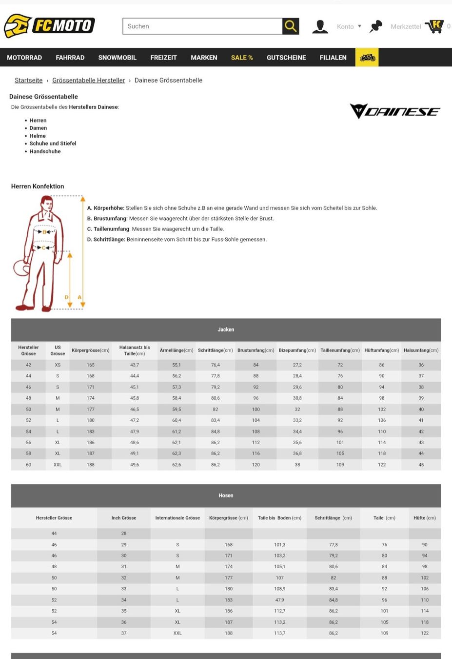 Dainese Completi: Motorad Schutzkleidung Dainese – Usato da Hallau venduto da ber_t259 6