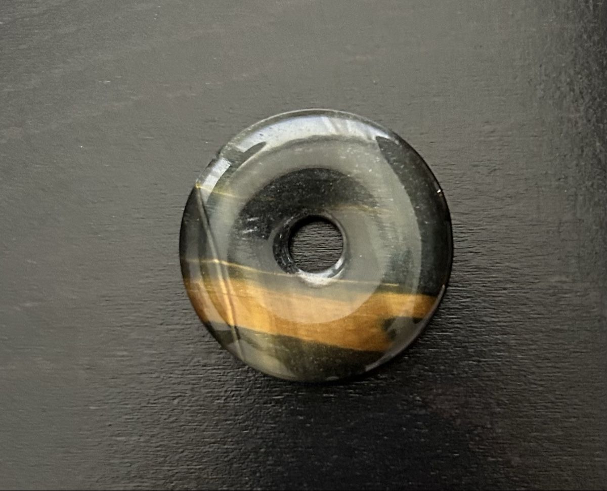 Ciondoli: Tigerauge Pi-Scheibe 4 cm – Nuovo (secondo la descrizione) da Widnau venduto da dan_hrm2 3