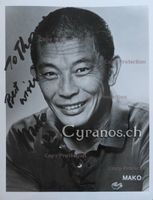 Mako (1933-2006) Schauspieler  - Autogramm  CONAN