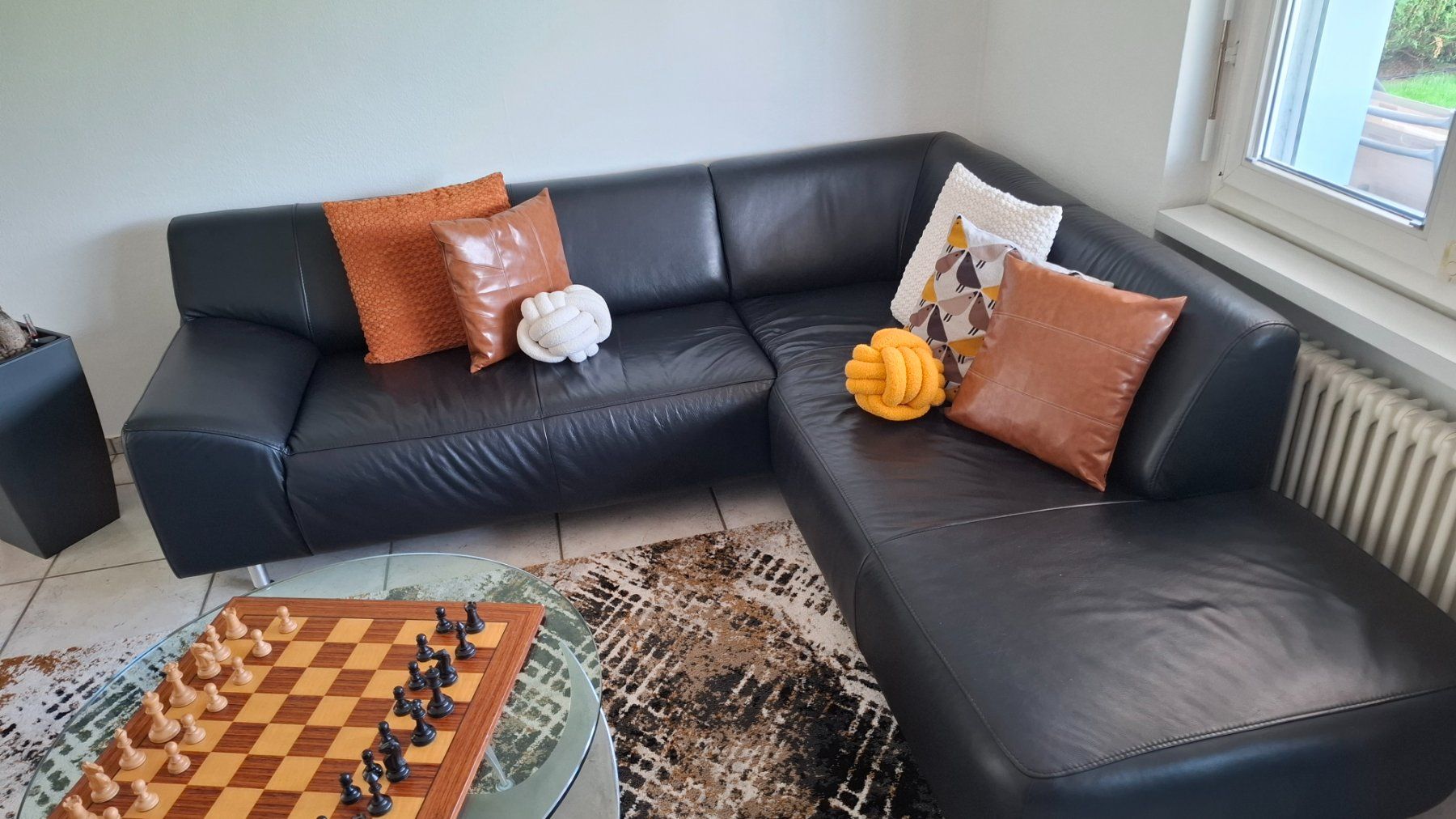 Sofas: Leder Ecksofa schwarz – Gebraucht aus Arni AG von Corrado1990 1