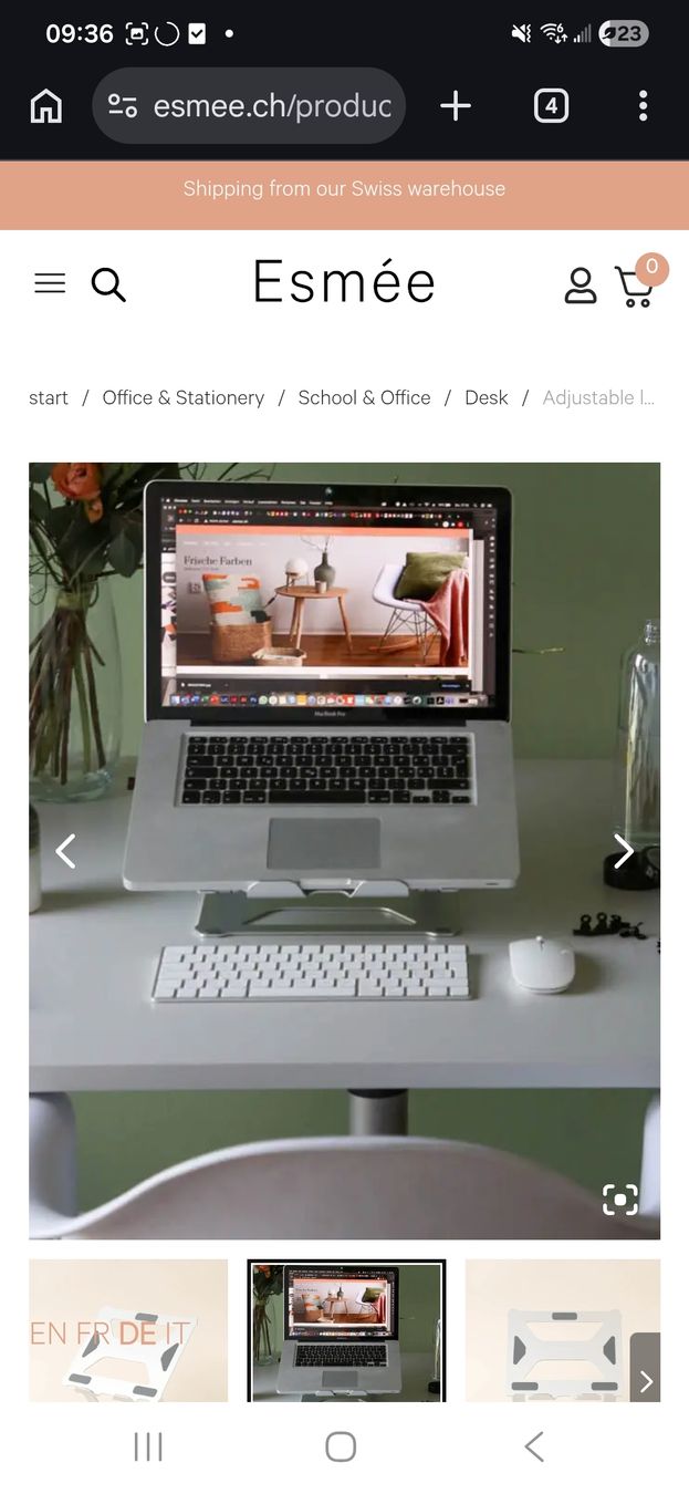 Racks & Cavalletti: Esmée Laptop Stand – Usato da La Neuveville venduto da Gary.T 4