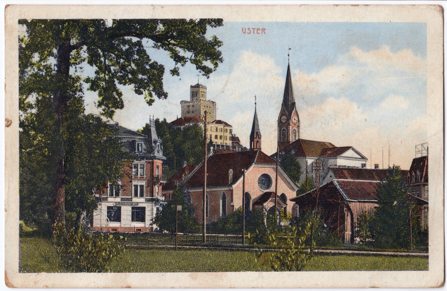 Cartoline postali: 3x Uster – Usato da Fällanden venduto da Blausegelfliege 1