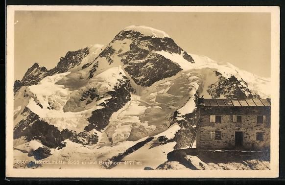 Cartoline postali: Theodulhütte / Sandegghütte im Winter – Usato da Berlin venduto da bartko-reher