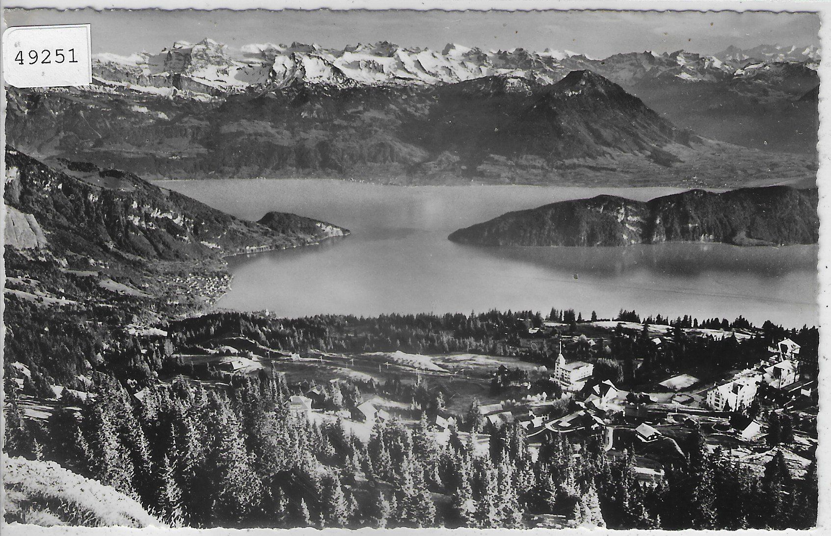 Cartes postales: Rigi-Kaltbad mit den Alpen – D'occasion à Ettingen par Kartenplanet