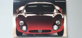 „Alfa Romeo Sport through Design" Austellung Broschüre