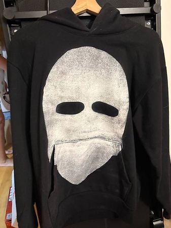 OFFICIAL YEAT 2093 LYFESTYLE MASK HOODIE BLACK M
