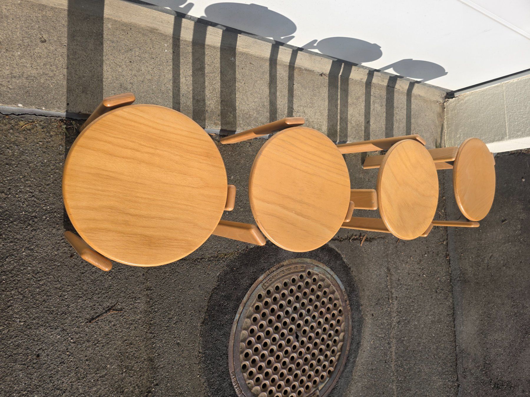 Dietiker Tabourets: 4 Original BRUNO REY Hocker, 1971 – D'occasion à Adligenswil par Vasi1 8