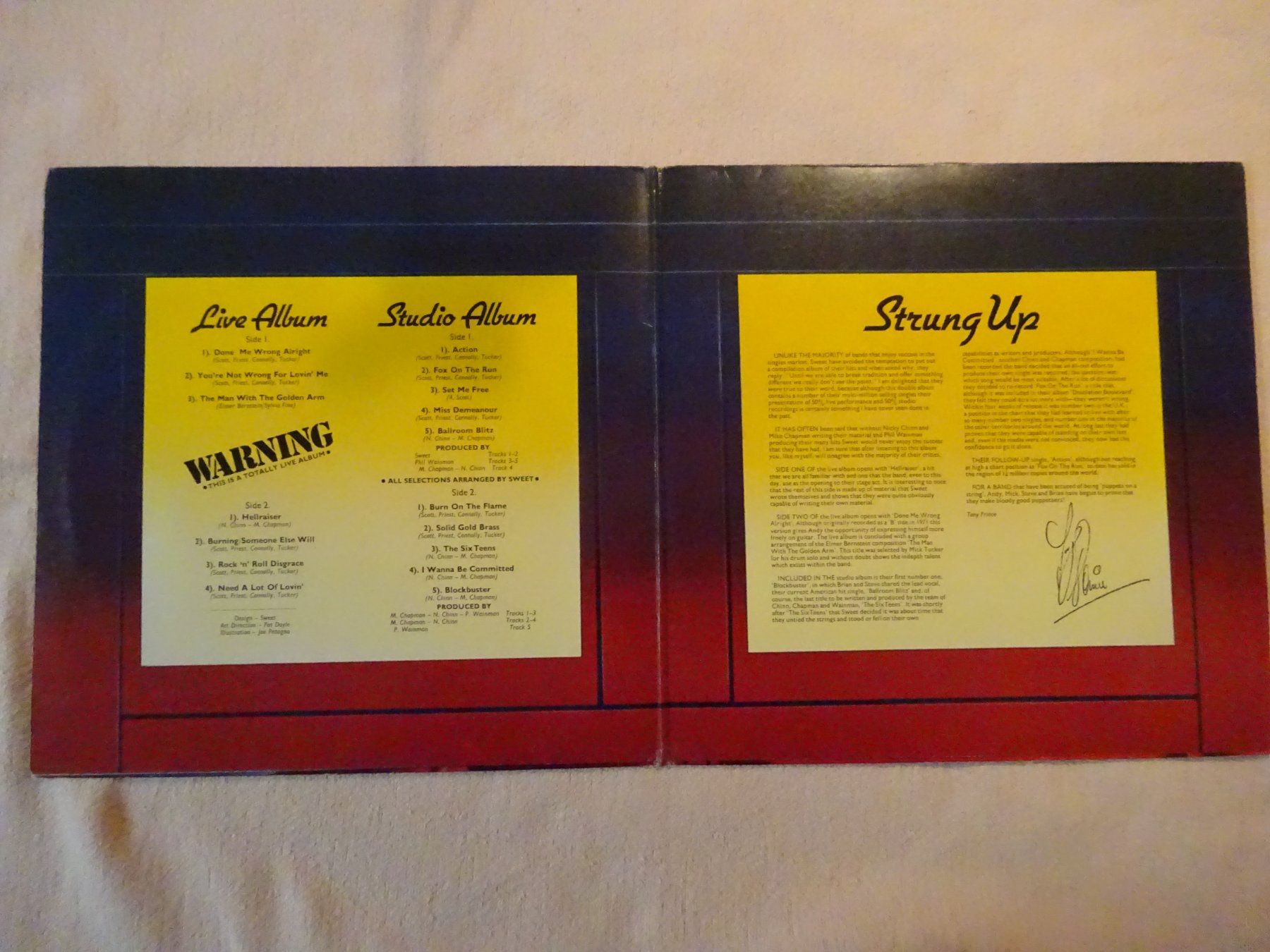 Schallplatten: SWEET ** STRUNG UP ** DOPPEL LP ** AKTION 15.9 – Gebraucht aus Luzern von xrayspex99 3