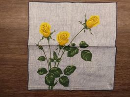 Taschentuch Motiv Rose Stoffels neu