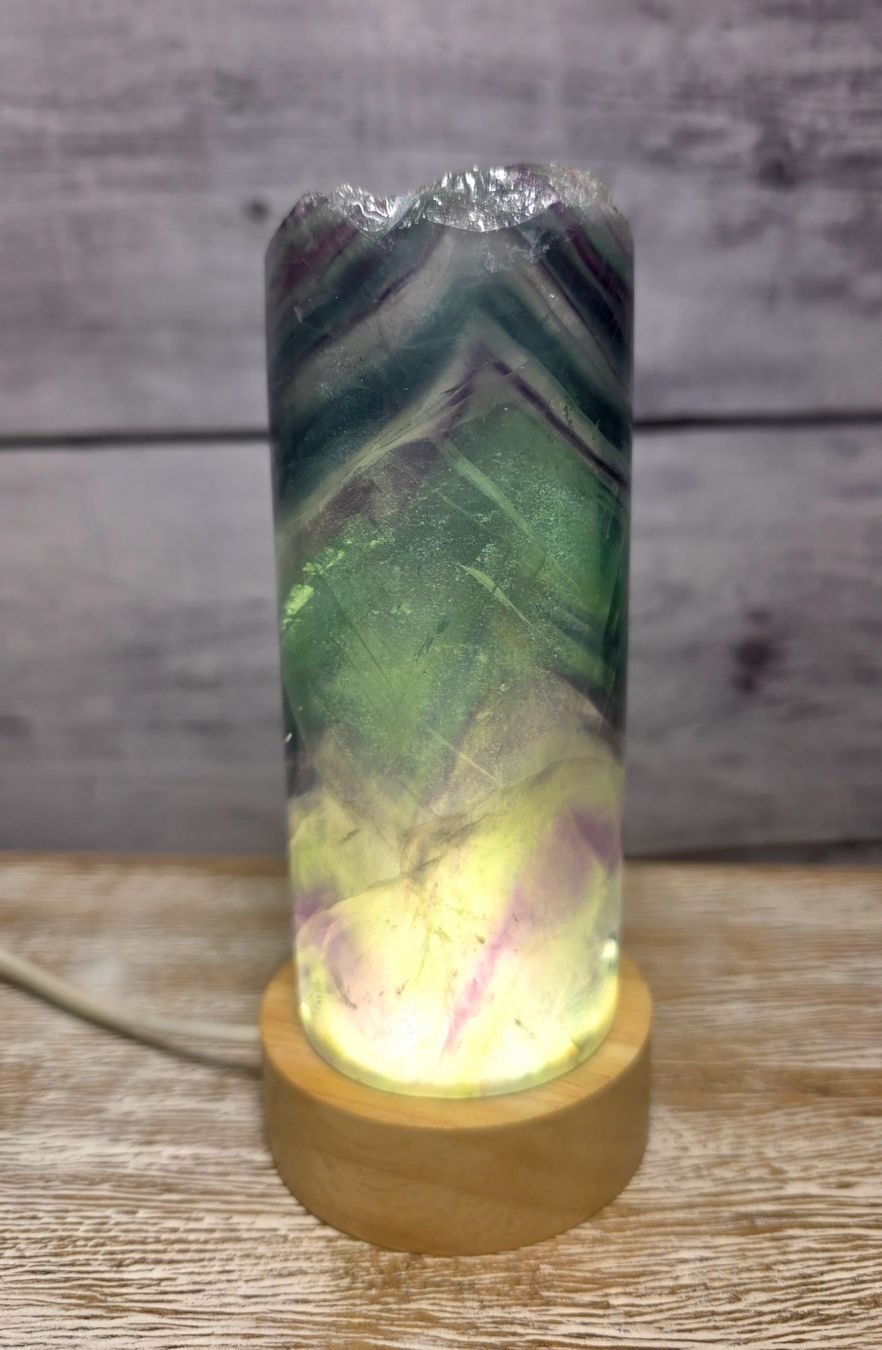 Minerali & Pietre curative: Fluorit Lampe C 415g – Nuovo e nell'imballaggio originale da Matzingen venduto da Shay_Crystalz 1