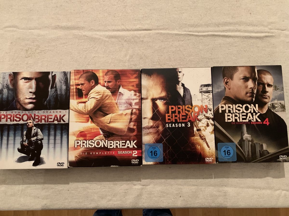 Tutti i DVDs: Prison Break DVD Box, Staffel 1-4, – Usato da Laupen BE venduto da CARLOS-HGT 1