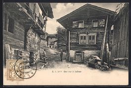 AK Salvan, Une rue, 1905