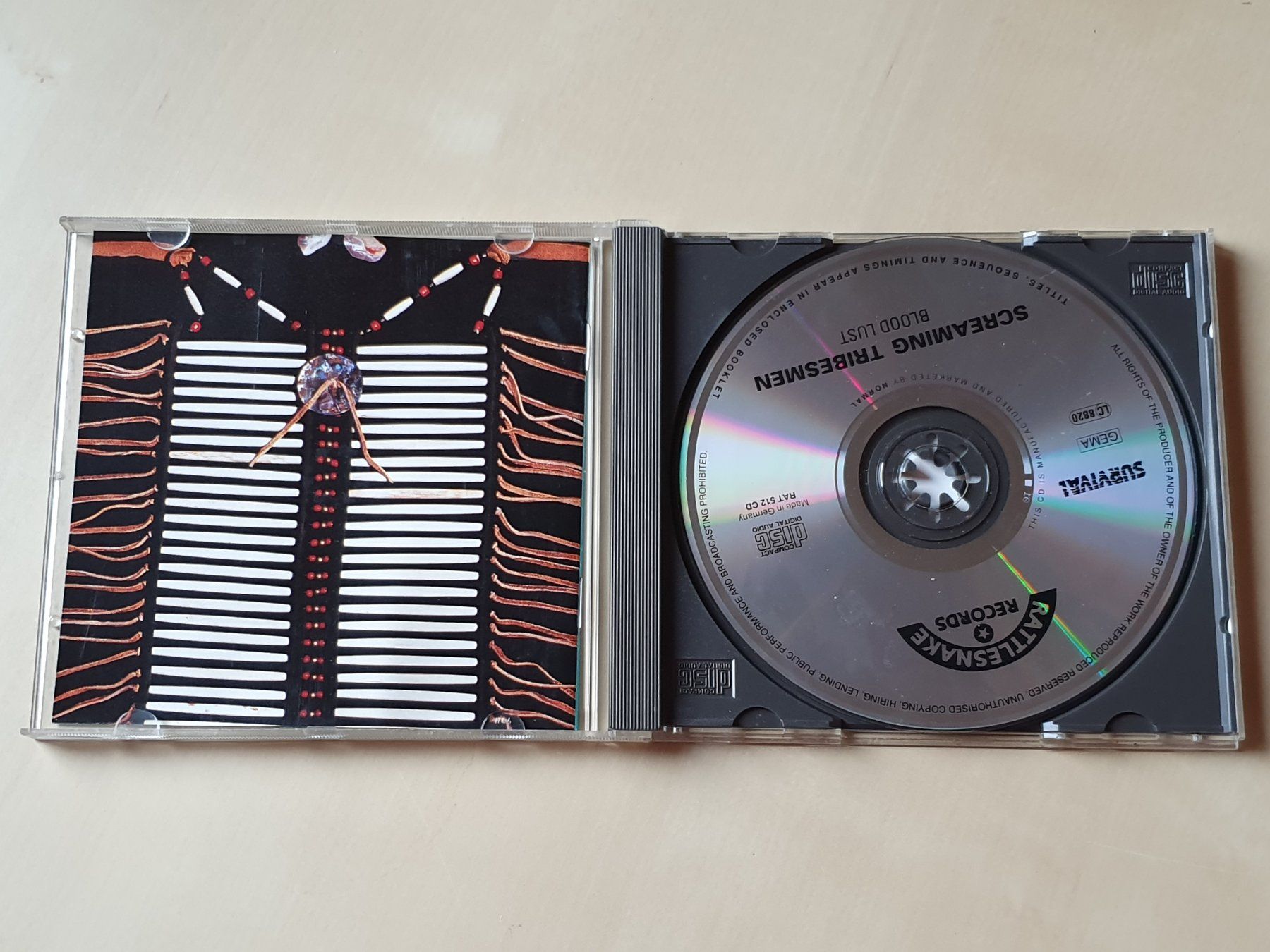 CD: The Screaming Tribesmen Blood Lust – Usato da Stansstad venduto da collectorsshop 2