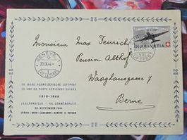 CL31 Enveloppe + Timbre Suisse 1944