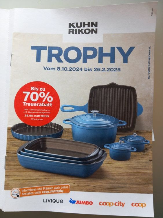 1 Volle Coop Trophy Sammelpunkte Karte Kuhn Rikon (Neu und ...