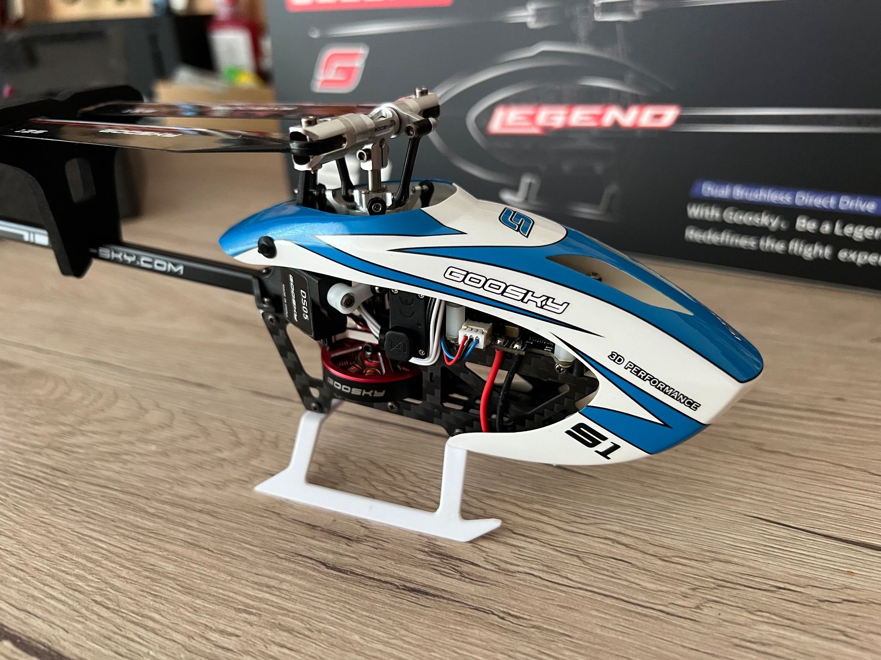 Goosky RC Modellbau: Goosky S1 blau – Neu (gemäss Beschreibung) aus Hinwil von helifreak_64 3