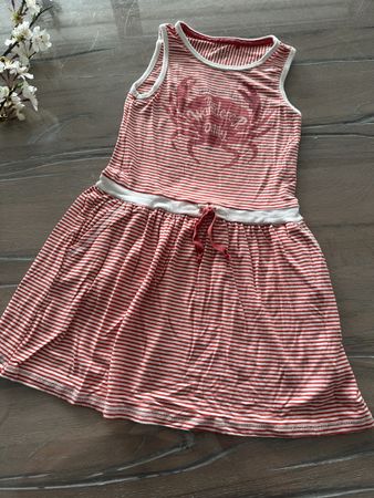 Oilily Sommerkleid gestreift, Grösse 128, 🦀🦀☀️