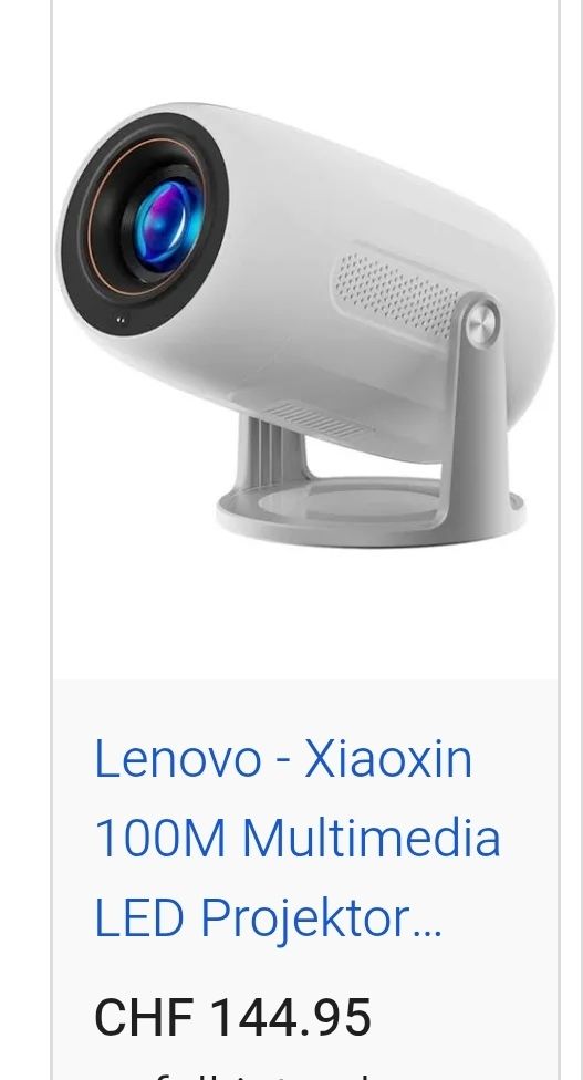 Proiettori: Lenovo Xiaoxin 100m Full HD Beamer – Nuovo e nell'imballaggio originale da Frutigen venduto da Chenel0815 5