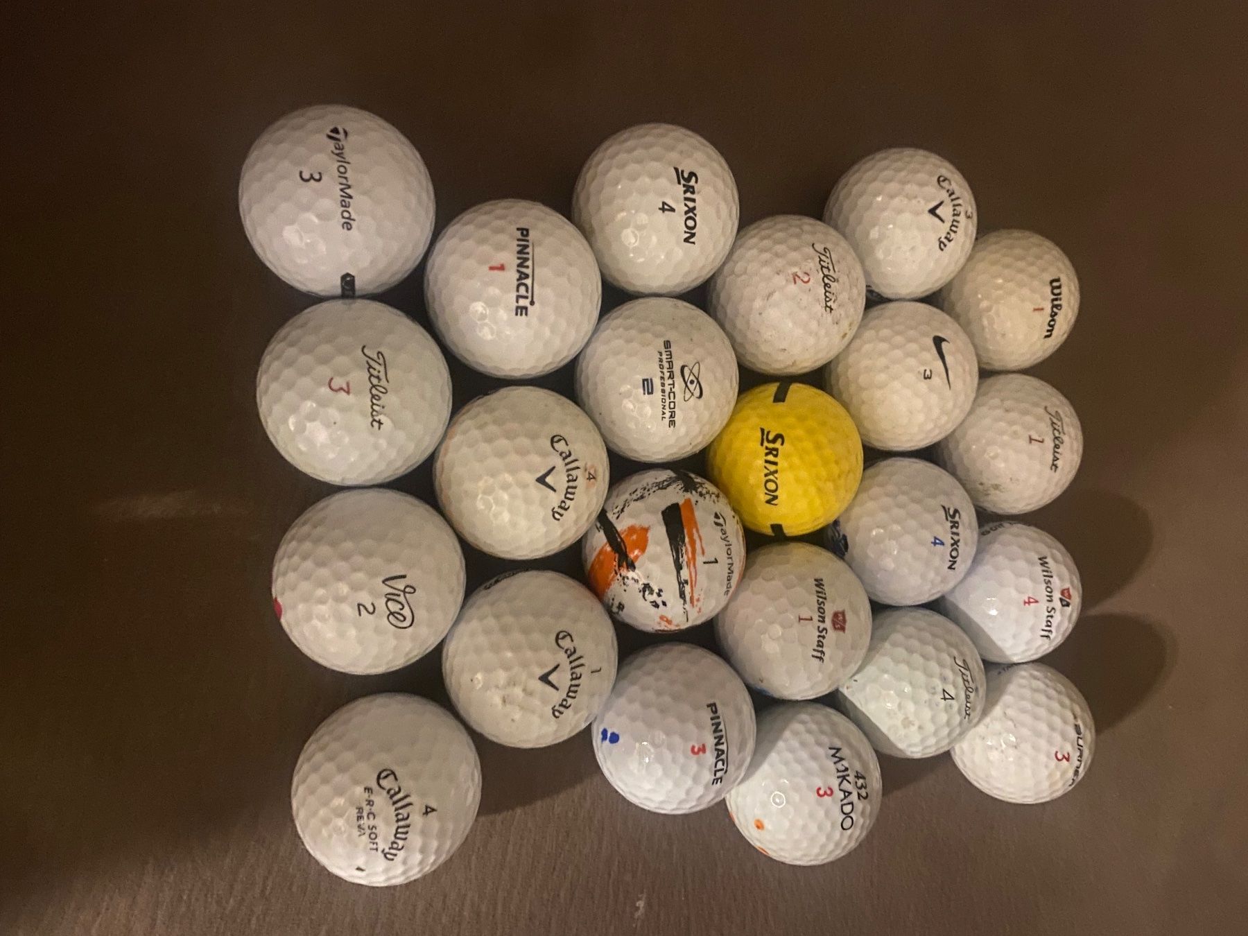 Bälle: Golfballen Mix  23Stk. – Gebraucht aus Pontresina von TED_23 1