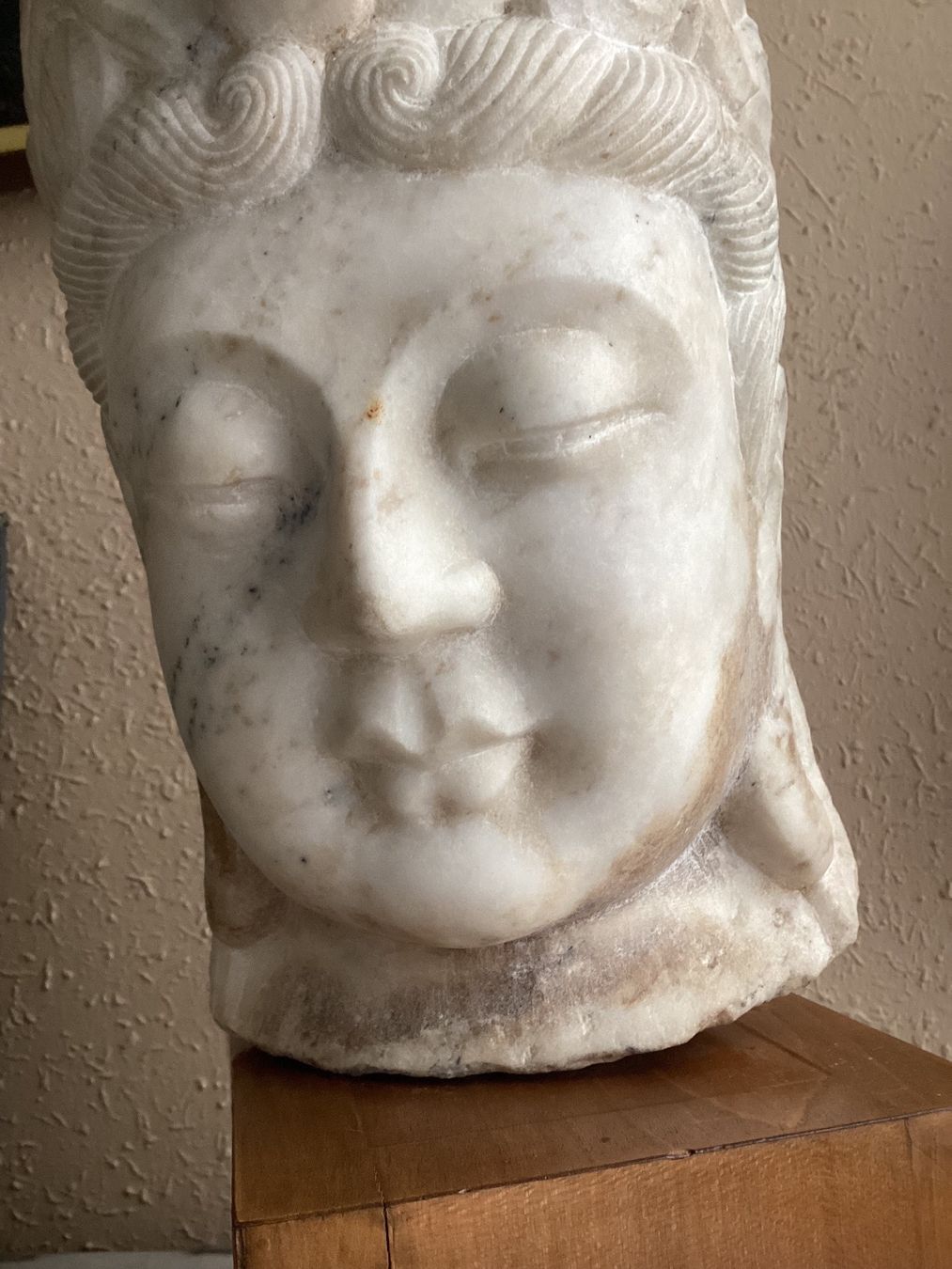 Sculptures & Statues: Buddha Kopf aus Stein antik – D'occasion à Wallisellen par Lunajuanito 4