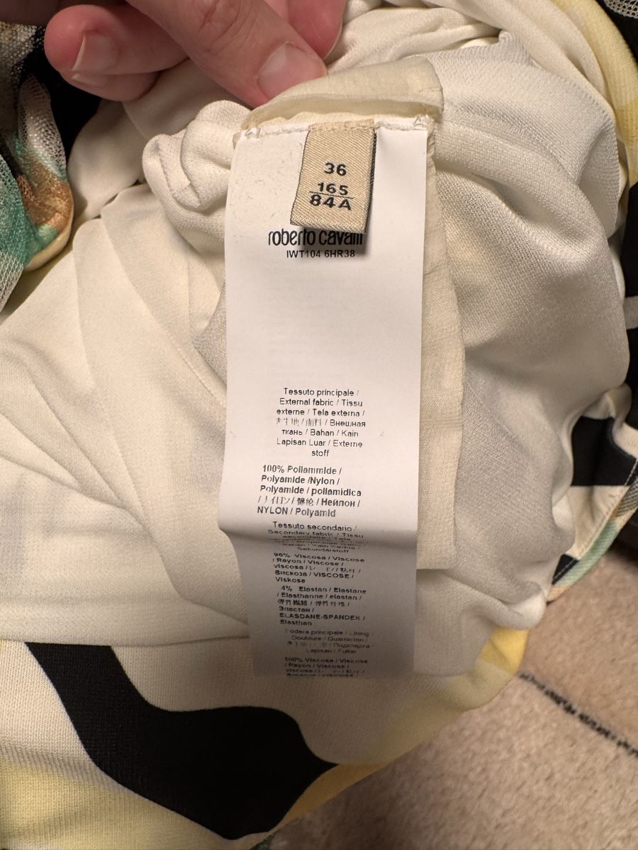 Roberto Cavalli Vestiti: Roberto Cavalli Kleid, Gr. ca 34, neu – Nuovo e nell'imballaggio originale da Wilderswil venduto da Renaissance1 9