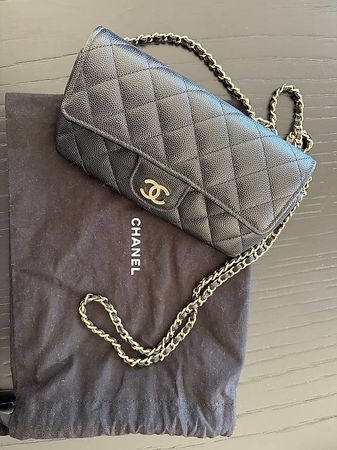 Chanel Lederclutch Tasche