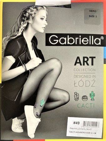 Strumpfhose Gabriella Art Cacti
