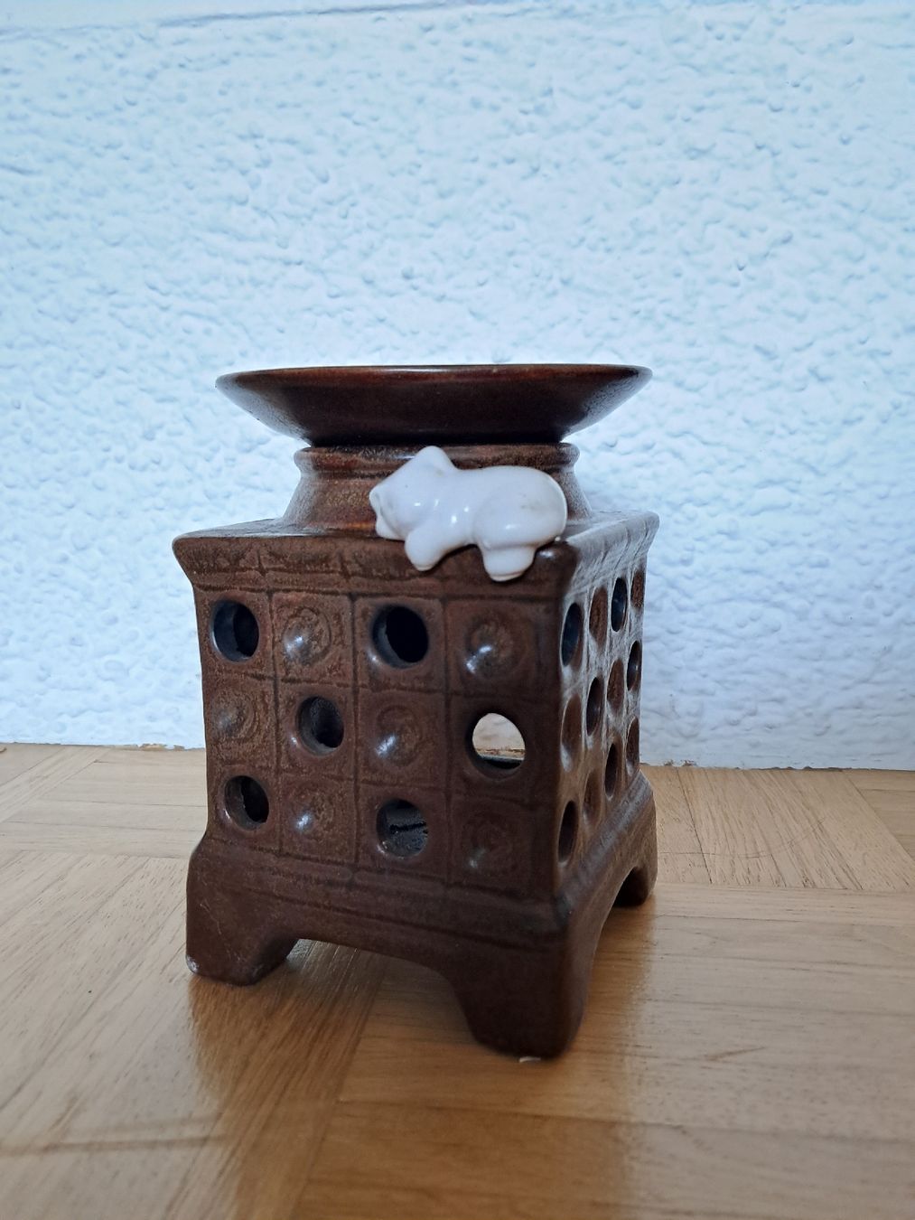 Portacandele: Duftlampe Keramik, mit Katze, benutzt – Usato da Obfelden venduto da Eva_32 2