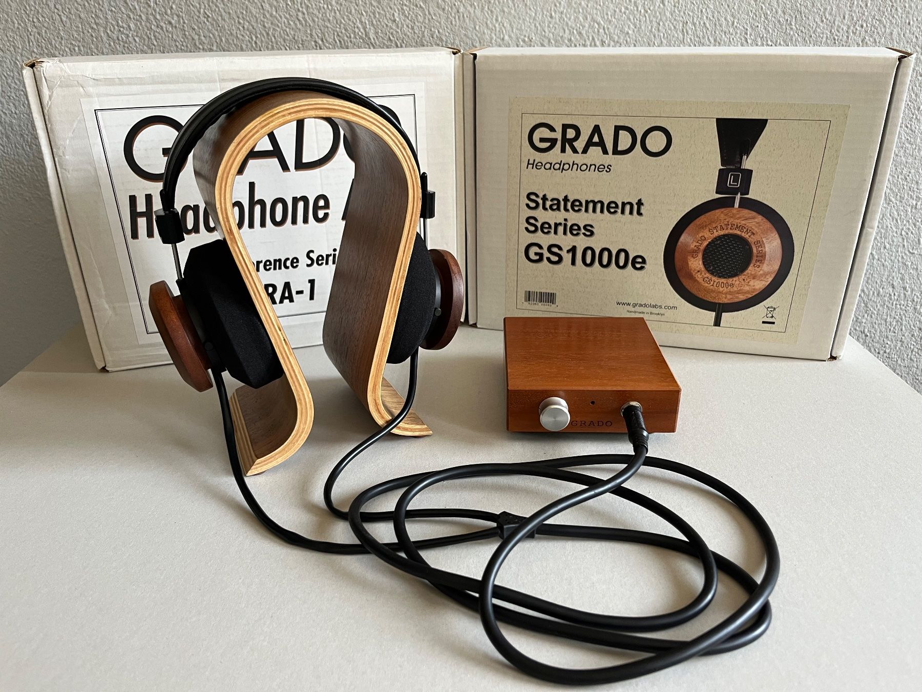 Grado Cuffie: GRADO GS1000e + GRADO RA1 Reference Headphone Hifi Set – Usato da Lugano venduto da LVC