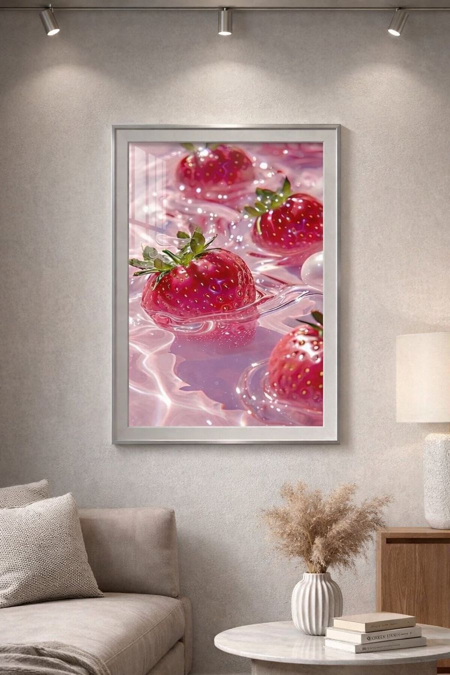Poster & Bilder: Poster affiche Impression Fraise Vintage rétro déco – Neu und originalverpackt aus Meyrin von Nostalgica 1