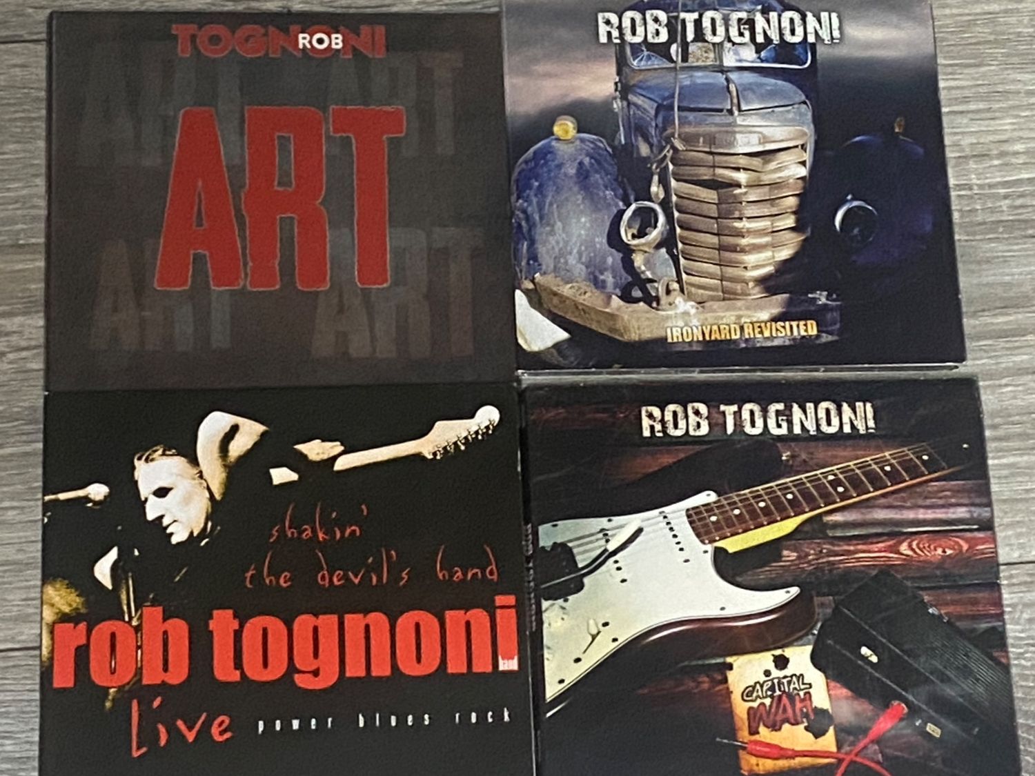 CDs: Rob Tognoni 4x – Gebraucht aus Muri b. Bern von AdidasCollector 2