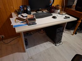Schreibtisch, Bürotisch mit Unterschrank Aktenschublade