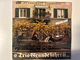 Schallplatte *s Trio Grande fahrt ii*, Restaurant Frohsin...