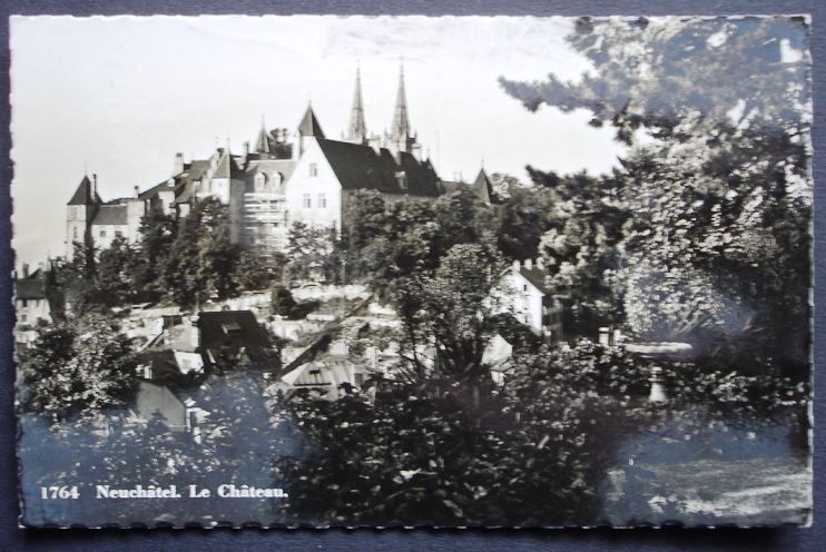Cartes postales: NEUCHÂTEL Le Château – D'occasion à Jona par philajona