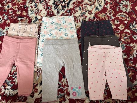 Mädchen Leggings 6er Pack Grösse 74 guter Zustand