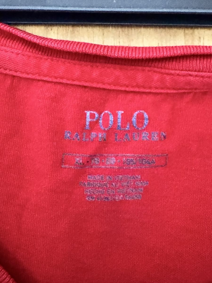 Ralph Lauren T-shirt: Rotes Polo Ralph Lauren Tshirt – Usato da Igis venduto da jul_7vgf 2