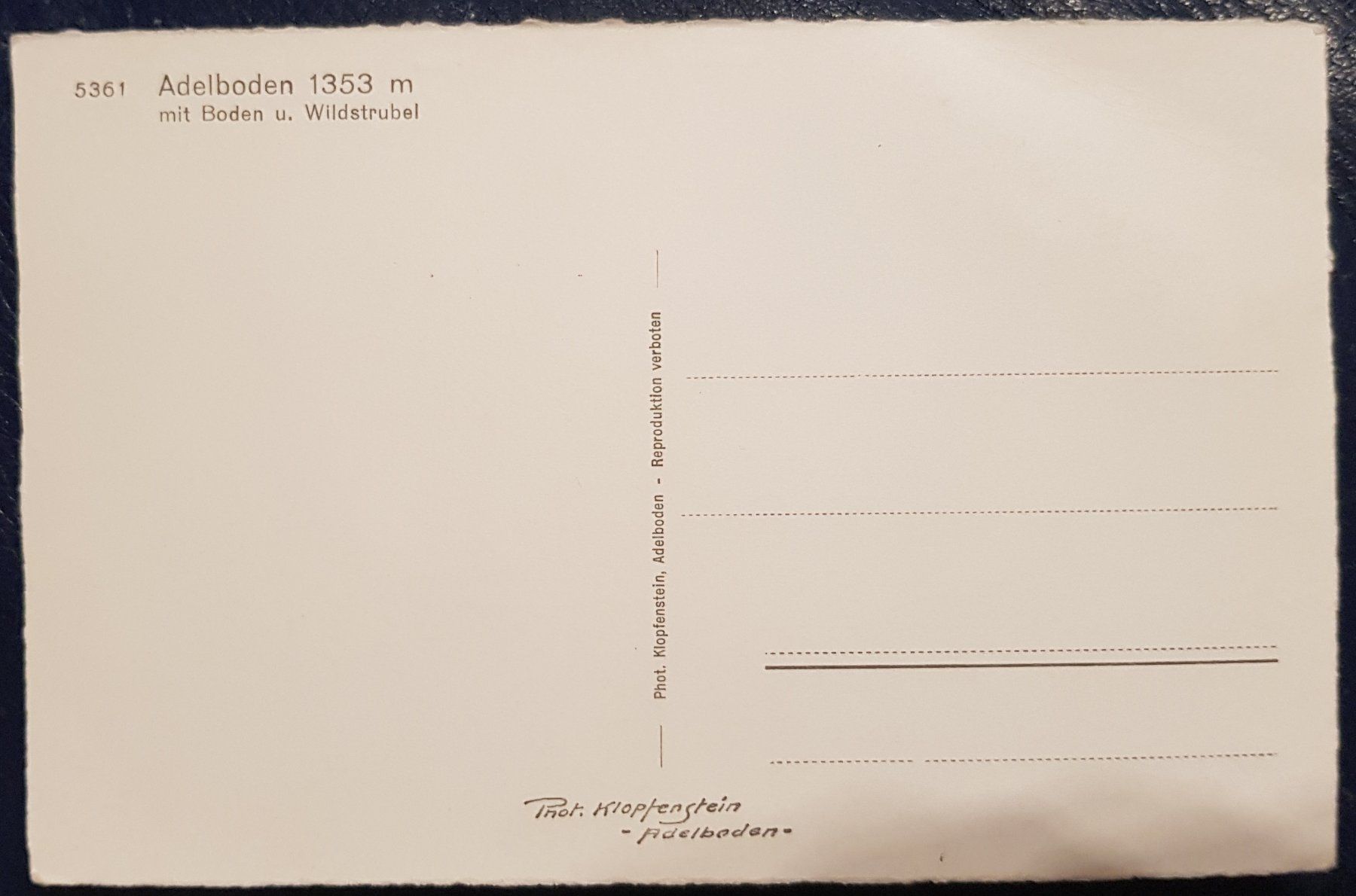 Cartoline postali: Adelboden mit Boden und Wildstrubel – Nuovo (secondo la descrizione) da Melchnau venduto da Fishel 1