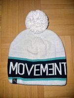 Mütze mit Bommel und Schriftzug MOVEMNT