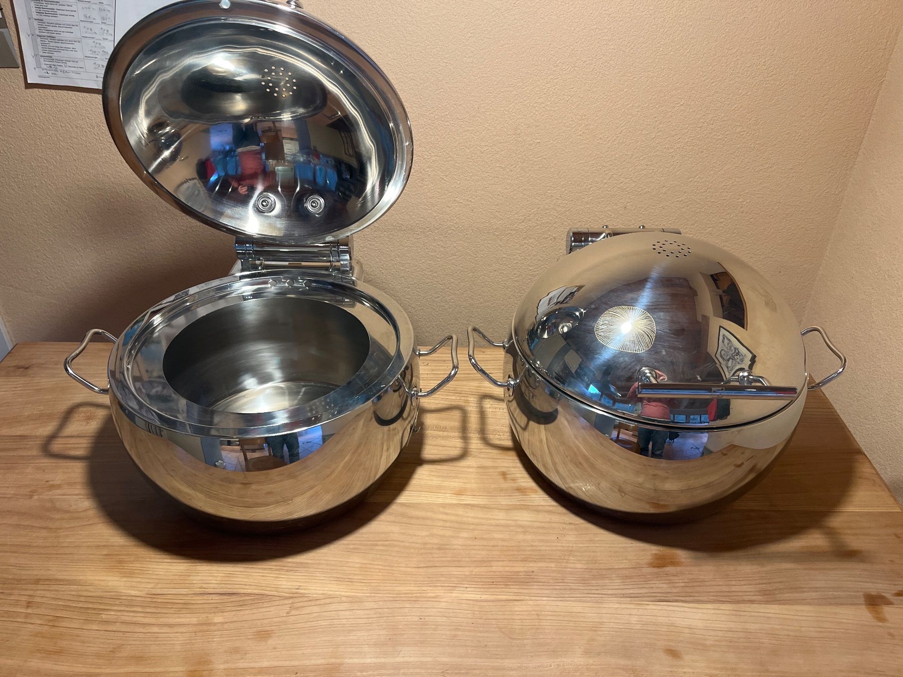 Elettrodomestici da cucina: 2 APS Chafing Dish Rund – Usato da Dittingen venduto da Cervolino77