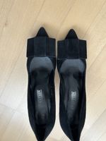 Pumps Wildleder schwarz Gr. 40
