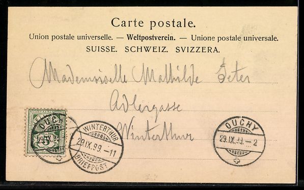 Cartoline postali: AK Ouchy, Le Pont d`Ouchy – Usato da Berlin venduto da bartko-reher 1