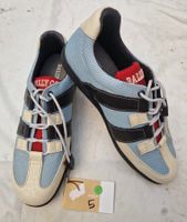 BALLY GOLF SCHÜRSCHUHE NEU GR.38 BLAU WEISS