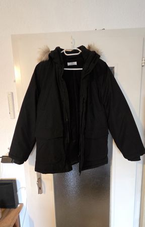 H&M Winterjacke mit Kapuze, Grösse 164, Top Zustand!