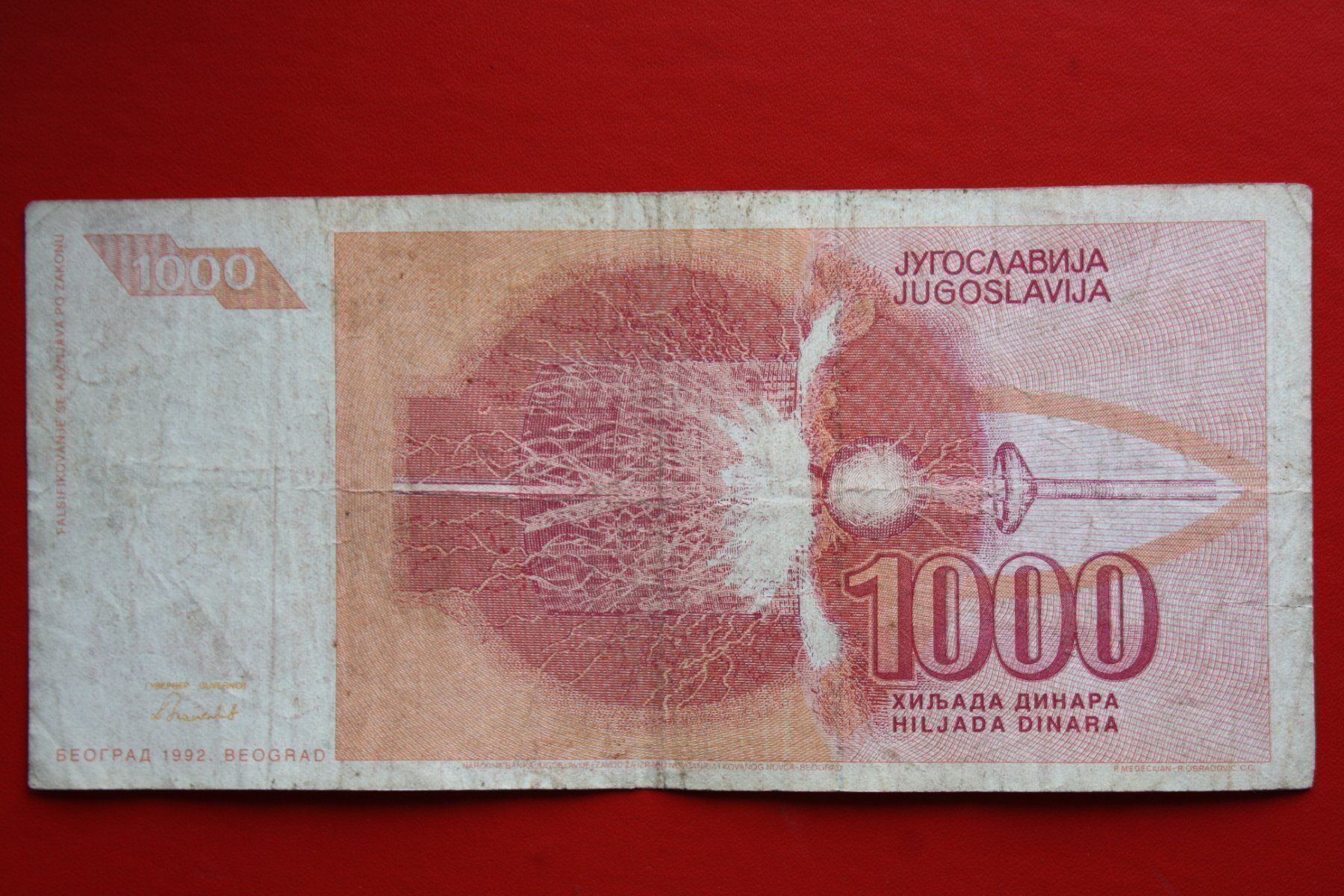 Banconote: currency banknote jugoslavija 1992 – Usato da Laupen BE venduto da Gufi57 1