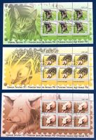 2004  Kleinbogen Satz Tierschutz /  ET