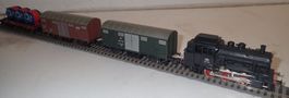 Märklin H0 - DB Dampflok 89 006 mit seinem Güterzug