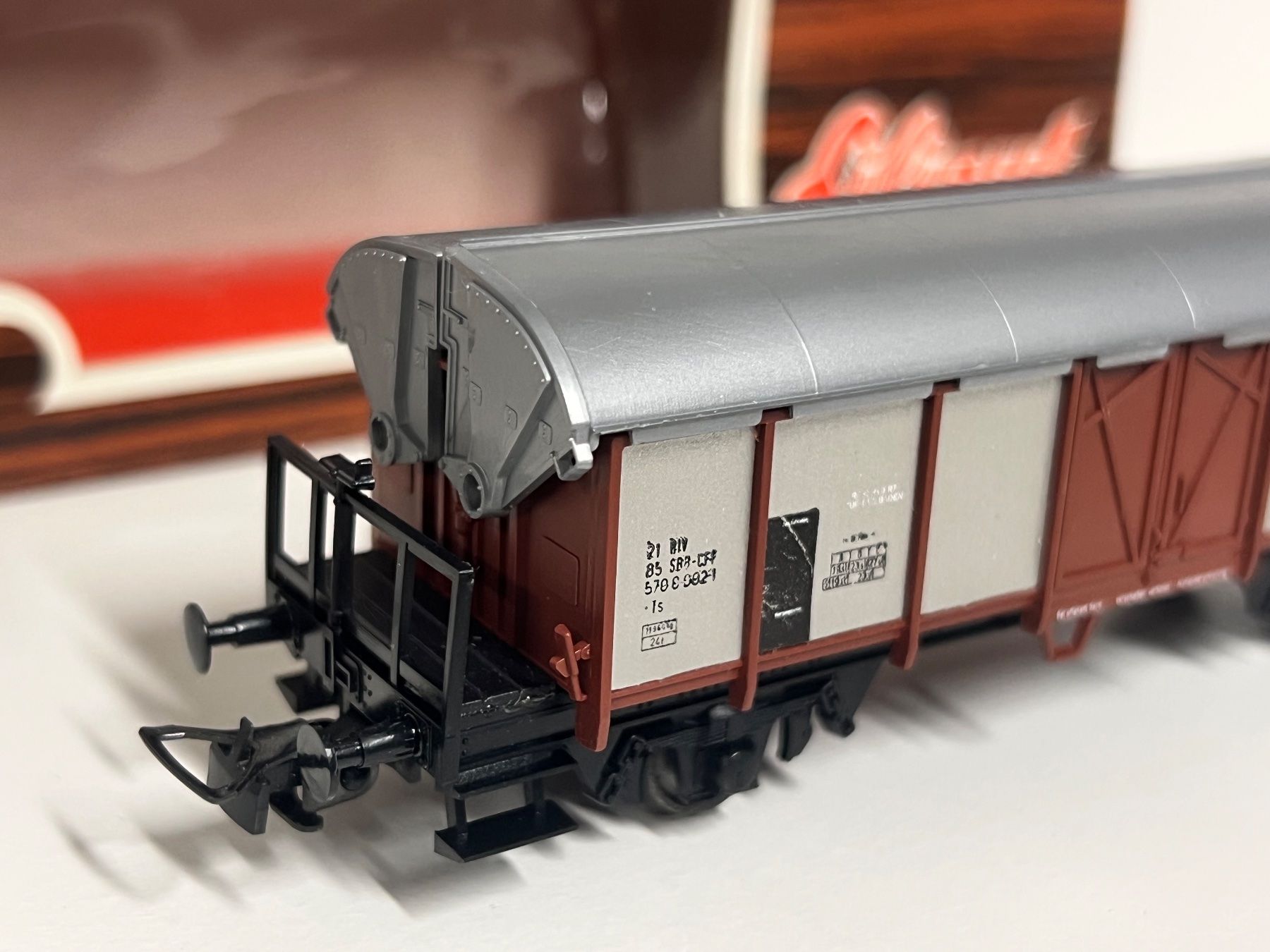 Liliput Modellini di ferrovie: LILIPUT HO Güterwagen SBB – Usato da Geroldswil venduto da TopTrain54 3