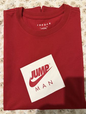 T-shirt NIKE Jordan uomo rosso taglia XL